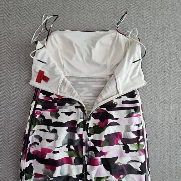 J.S. Collection Boutique Dress Size 12 Tiered Bodycon Purple Cocktail Party - Picture 15 of 16